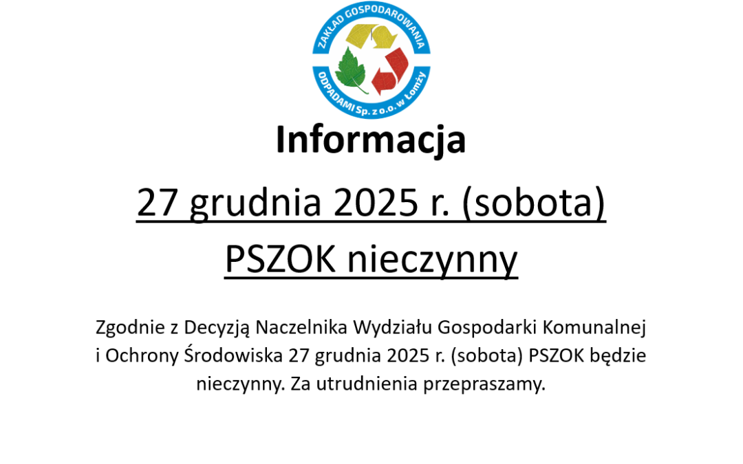 PSZOK Nieczynny